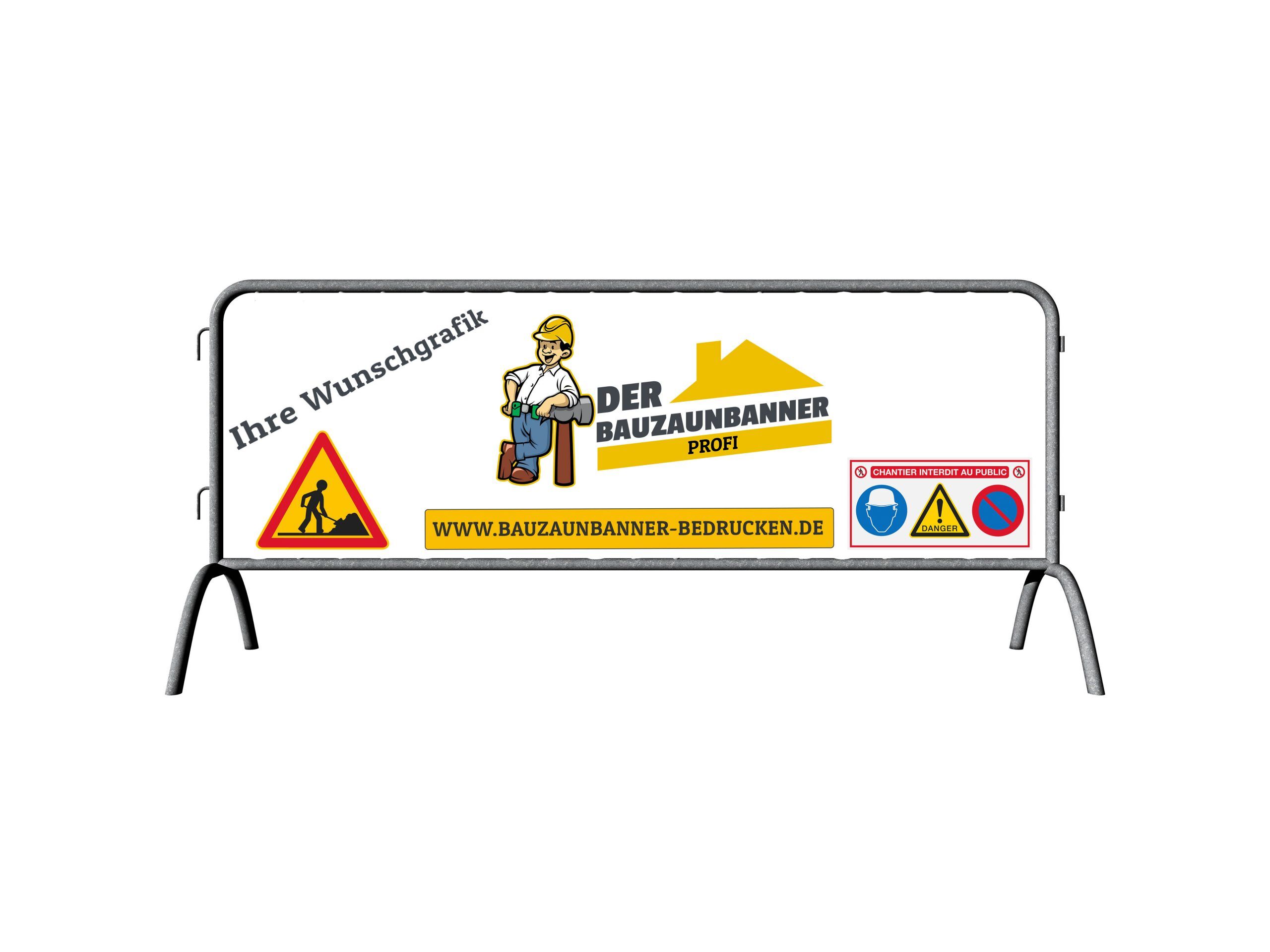 Absperrgitter bedrucken Absperrgitter bedrucken